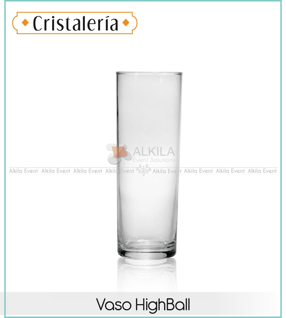 Renta de Cristalería – Alkila Event.